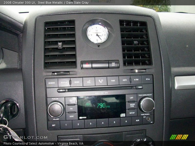 Steel Blue Metallic / Dark Slate Gray 2008 Chrysler 300 LX
