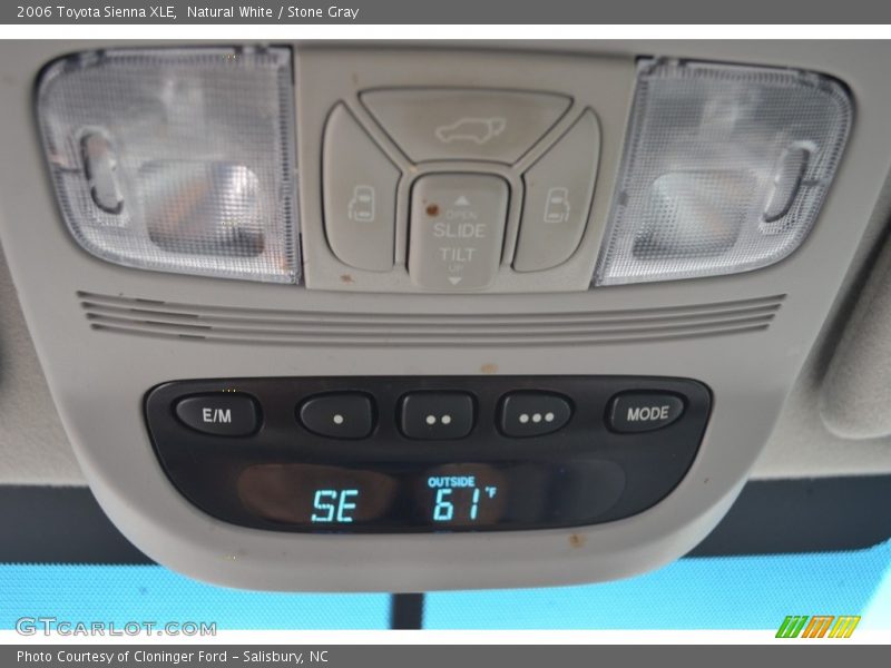 Natural White / Stone Gray 2006 Toyota Sienna XLE