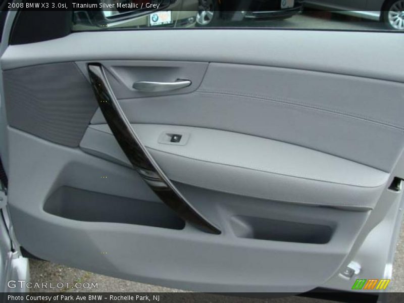 Titanium Silver Metallic / Grey 2008 BMW X3 3.0si