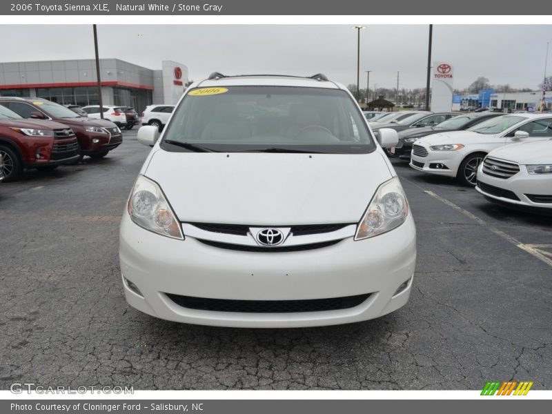 Natural White / Stone Gray 2006 Toyota Sienna XLE