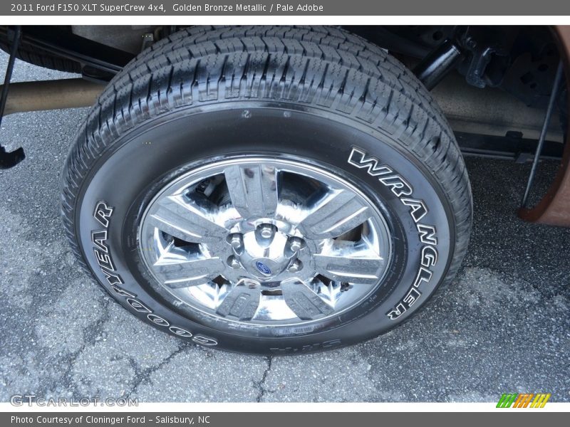 Golden Bronze Metallic / Pale Adobe 2011 Ford F150 XLT SuperCrew 4x4