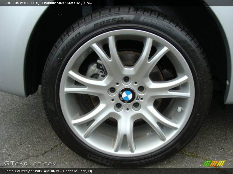 Titanium Silver Metallic / Grey 2008 BMW X3 3.0si
