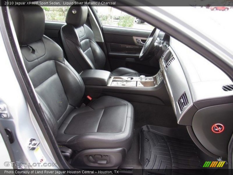 Liquid Silver Metallic / Charcoal 2010 Jaguar XF XFR Sport Sedan