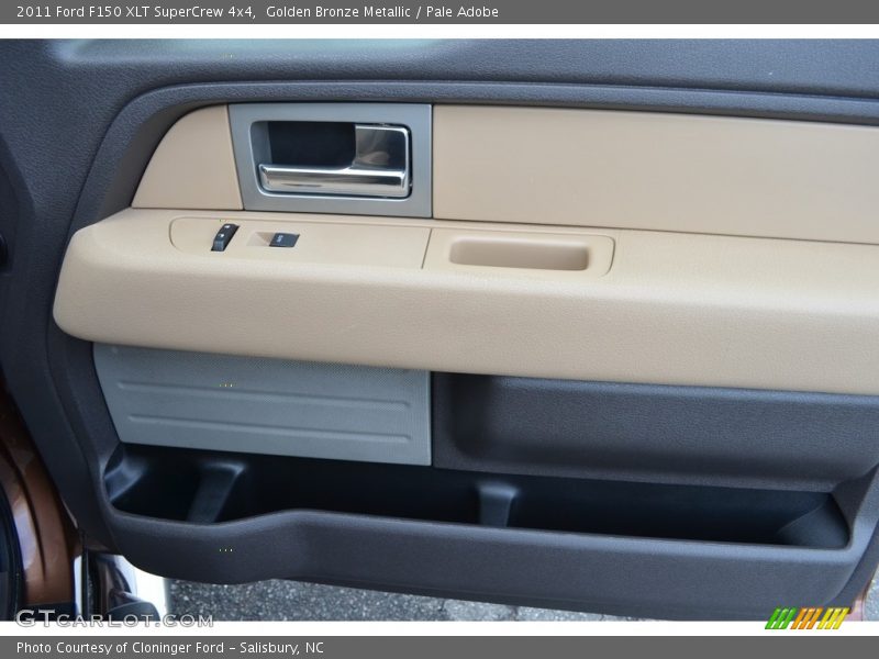 Golden Bronze Metallic / Pale Adobe 2011 Ford F150 XLT SuperCrew 4x4