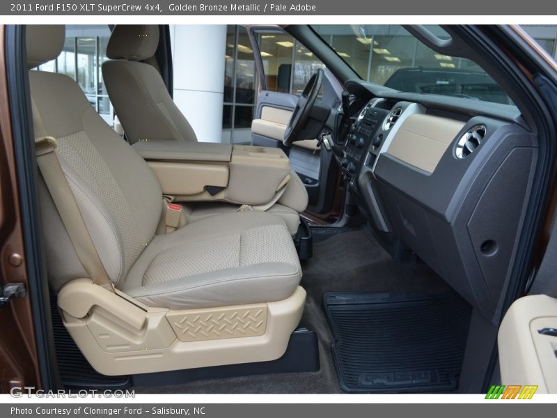 Golden Bronze Metallic / Pale Adobe 2011 Ford F150 XLT SuperCrew 4x4