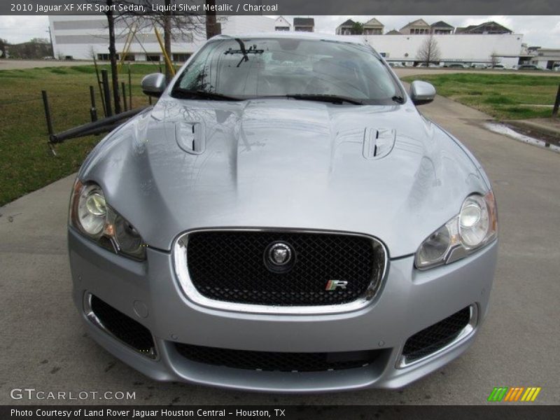 Liquid Silver Metallic / Charcoal 2010 Jaguar XF XFR Sport Sedan