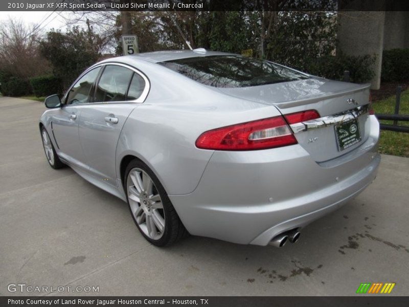 Liquid Silver Metallic / Charcoal 2010 Jaguar XF XFR Sport Sedan