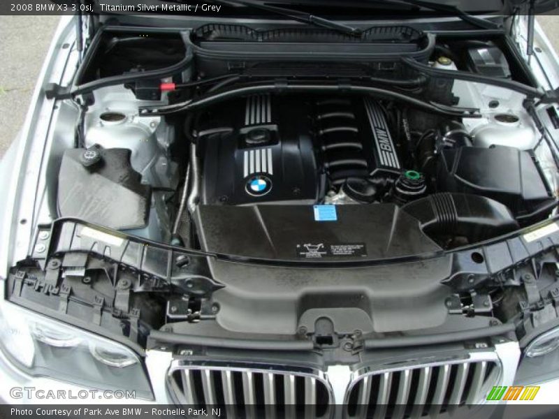 Titanium Silver Metallic / Grey 2008 BMW X3 3.0si