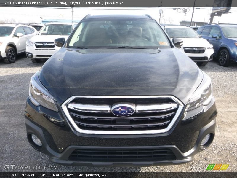 Crystal Black Silica / Java Brown 2018 Subaru Outback 3.6R Touring