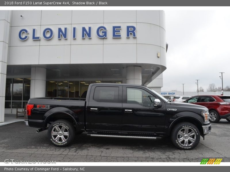 Shadow Black / Black 2018 Ford F150 Lariat SuperCrew 4x4