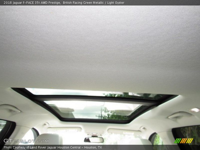 British Racing Green Metallic / Light Oyster 2018 Jaguar F-PACE 35t AWD Prestige