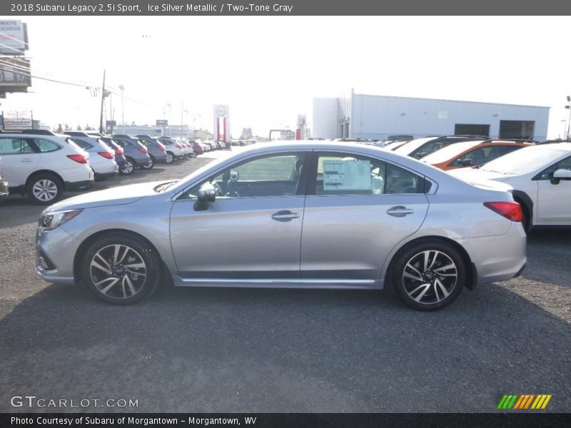 Ice Silver Metallic / Two-Tone Gray 2018 Subaru Legacy 2.5i Sport