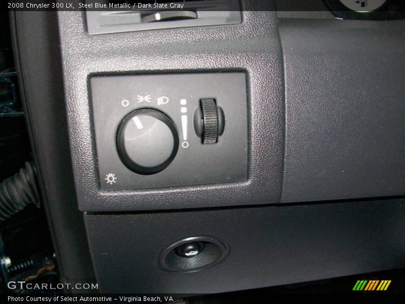 Steel Blue Metallic / Dark Slate Gray 2008 Chrysler 300 LX