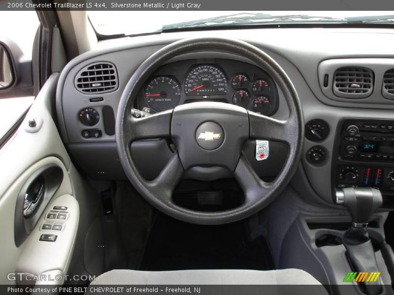 Silverstone Metallic / Light Gray 2006 Chevrolet TrailBlazer LS 4x4