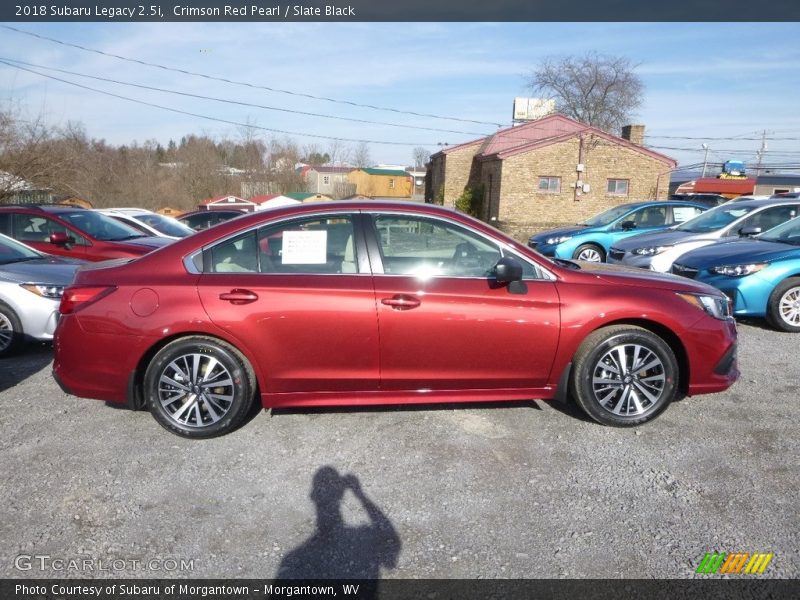 Crimson Red Pearl / Slate Black 2018 Subaru Legacy 2.5i