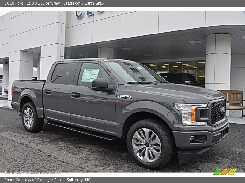 Lead Foot / Earth Gray 2018 Ford F150 XL SuperCrew