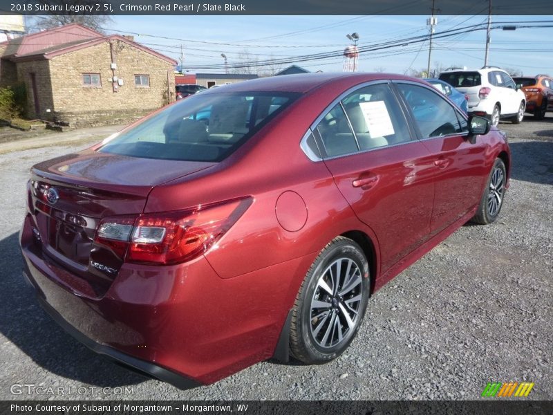 Crimson Red Pearl / Slate Black 2018 Subaru Legacy 2.5i