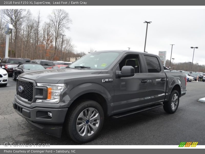 Lead Foot / Earth Gray 2018 Ford F150 XL SuperCrew