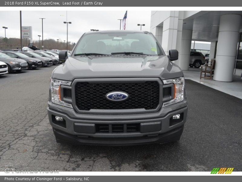 Lead Foot / Earth Gray 2018 Ford F150 XL SuperCrew