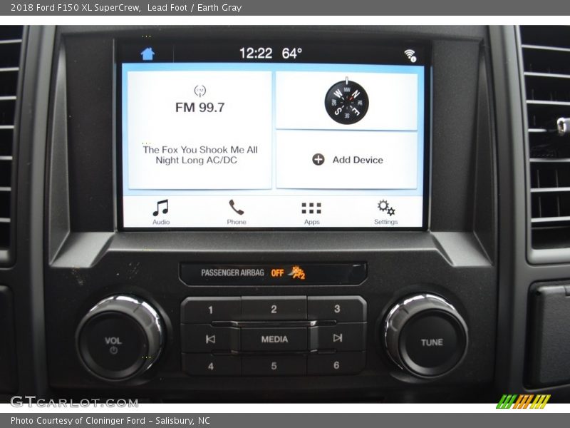 Lead Foot / Earth Gray 2018 Ford F150 XL SuperCrew