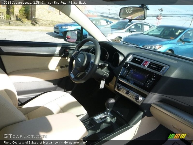 Crimson Red Pearl / Slate Black 2018 Subaru Legacy 2.5i