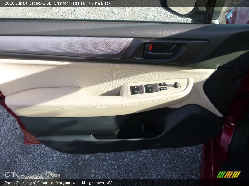 Crimson Red Pearl / Slate Black 2018 Subaru Legacy 2.5i