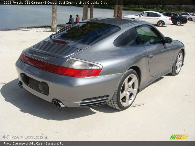 Seal Grey Metallic / Graphite Grey 2003 Porsche 911 Carrera 4S Coupe