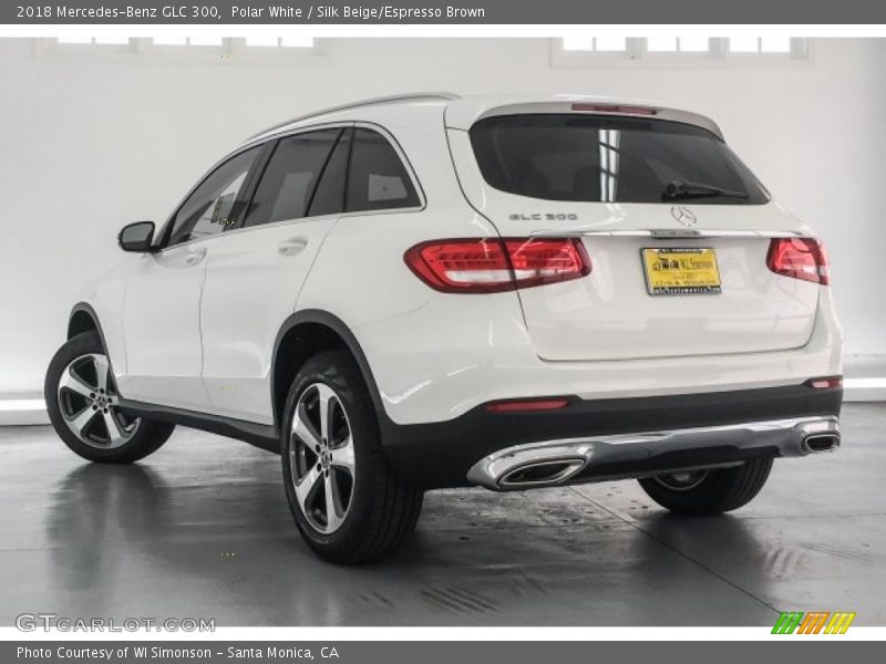 Polar White / Silk Beige/Espresso Brown 2018 Mercedes-Benz GLC 300