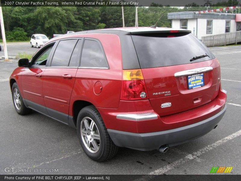 Inferno Red Crystal Pearl / Pastel Slate Gray 2007 Chrysler Pacifica Touring