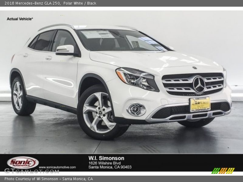 Polar White / Black 2018 Mercedes-Benz GLA 250