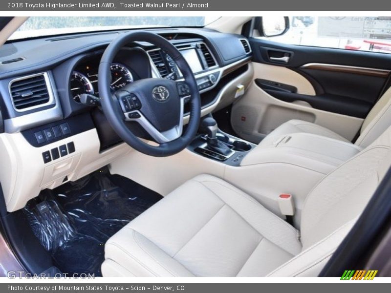Toasted Walnut Pearl / Almond 2018 Toyota Highlander Limited AWD