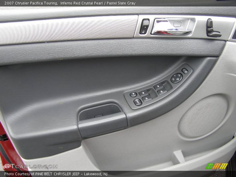 Inferno Red Crystal Pearl / Pastel Slate Gray 2007 Chrysler Pacifica Touring