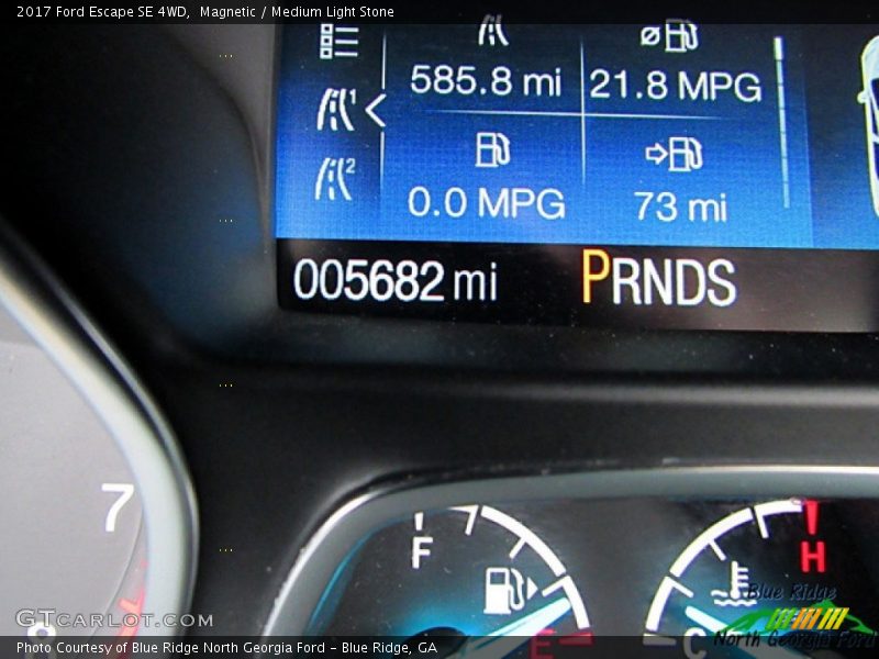 Magnetic / Medium Light Stone 2017 Ford Escape SE 4WD