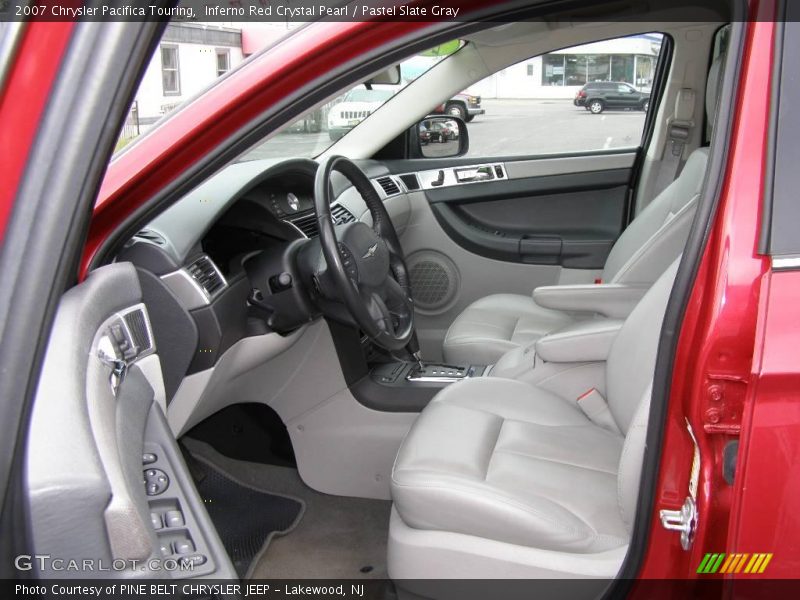 Inferno Red Crystal Pearl / Pastel Slate Gray 2007 Chrysler Pacifica Touring