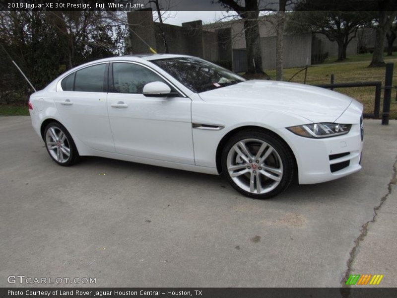 Fuji White / Latte 2018 Jaguar XE 30t Prestige
