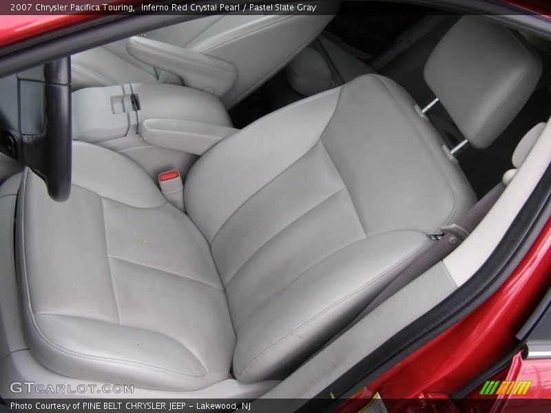 Inferno Red Crystal Pearl / Pastel Slate Gray 2007 Chrysler Pacifica Touring