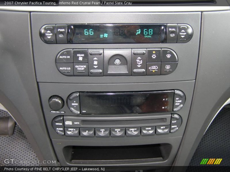 Inferno Red Crystal Pearl / Pastel Slate Gray 2007 Chrysler Pacifica Touring