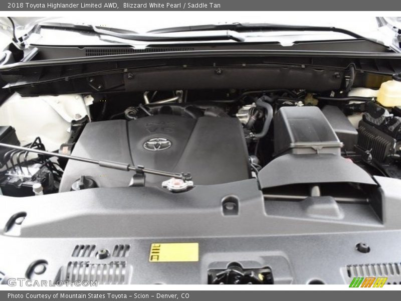 Blizzard White Pearl / Saddle Tan 2018 Toyota Highlander Limited AWD