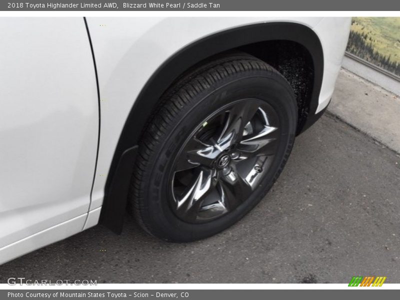 Blizzard White Pearl / Saddle Tan 2018 Toyota Highlander Limited AWD