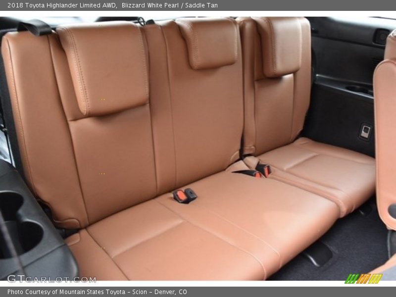Blizzard White Pearl / Saddle Tan 2018 Toyota Highlander Limited AWD