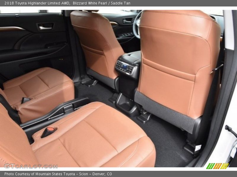 Blizzard White Pearl / Saddle Tan 2018 Toyota Highlander Limited AWD