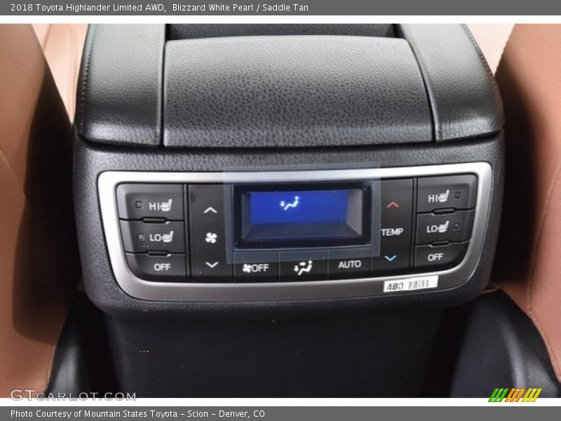 Blizzard White Pearl / Saddle Tan 2018 Toyota Highlander Limited AWD