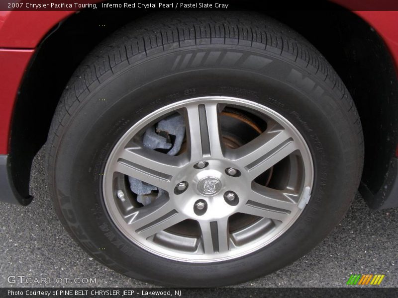 Inferno Red Crystal Pearl / Pastel Slate Gray 2007 Chrysler Pacifica Touring