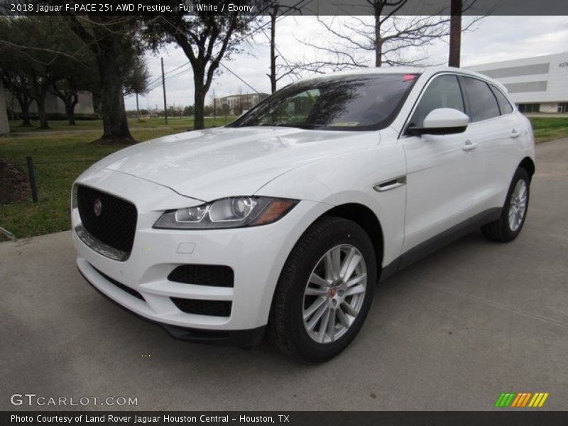 Fuji White / Ebony 2018 Jaguar F-PACE 25t AWD Prestige