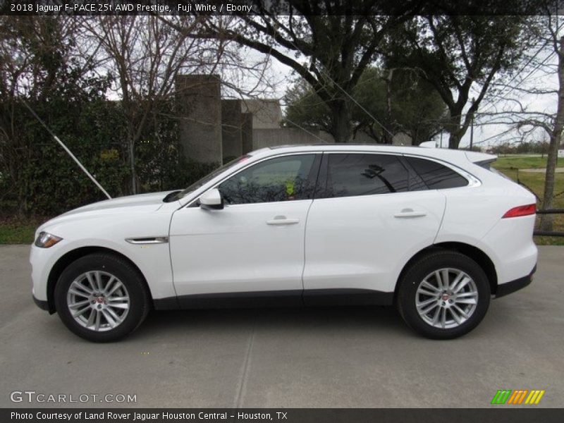 Fuji White / Ebony 2018 Jaguar F-PACE 25t AWD Prestige