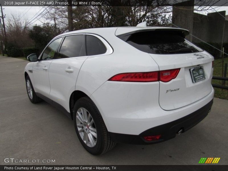 Fuji White / Ebony 2018 Jaguar F-PACE 25t AWD Prestige