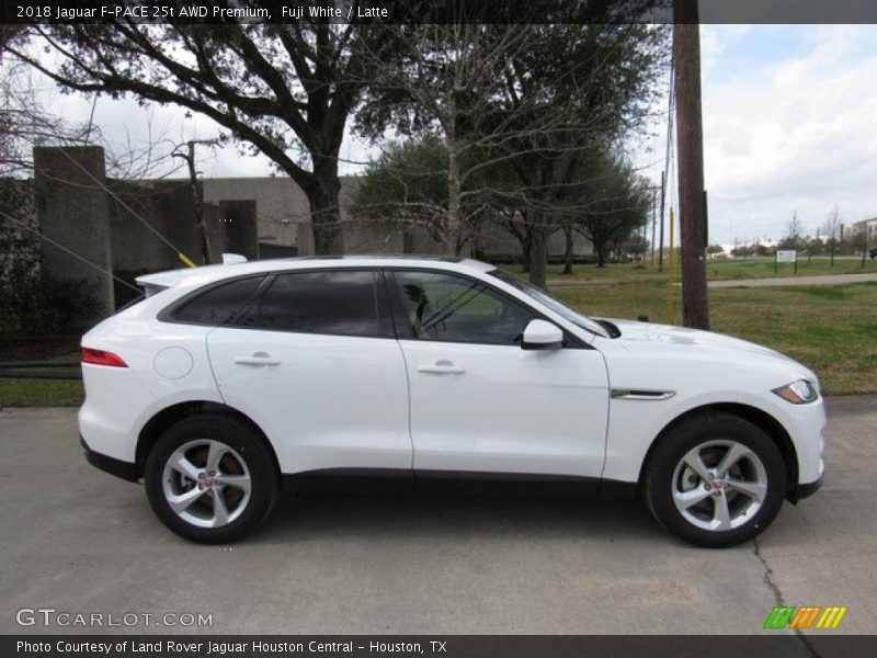 Fuji White / Latte 2018 Jaguar F-PACE 25t AWD Premium