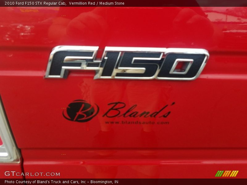 Vermillion Red / Medium Stone 2010 Ford F150 STX Regular Cab