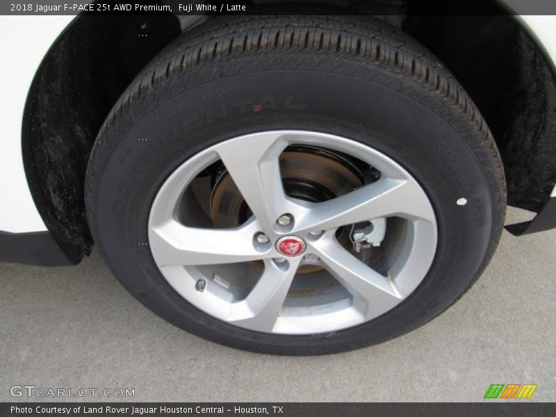 Fuji White / Latte 2018 Jaguar F-PACE 25t AWD Premium