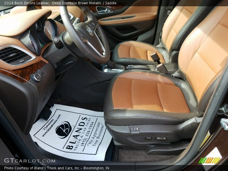 Deep Espresso Brown Metallic / Saddle 2014 Buick Encore Leather